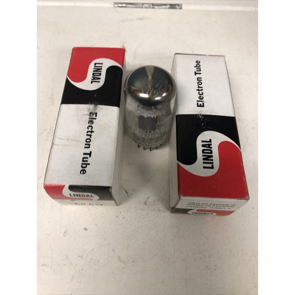 lot of 2 Lindal Tube & Transistor 6BA1 Electron NOS NIB vtg replacement bulb